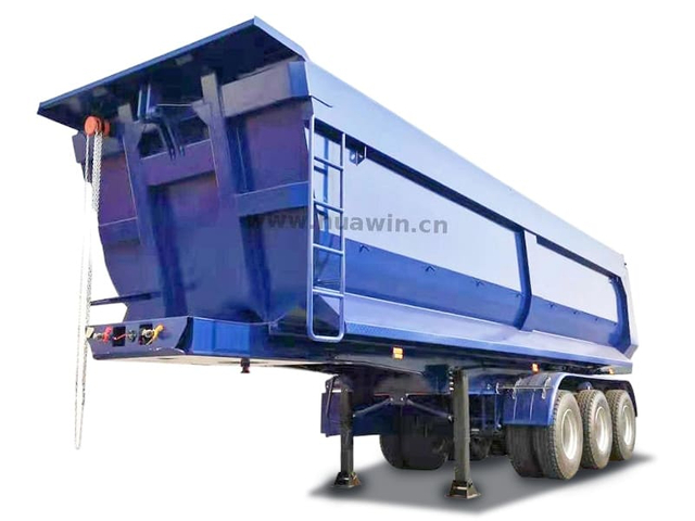 Huawin 3 essieux / 4 essieux semi-remorque avec volume 18cbm-40cbm 