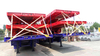 3 essieux étape pont lowboy drop pont semi-remorque